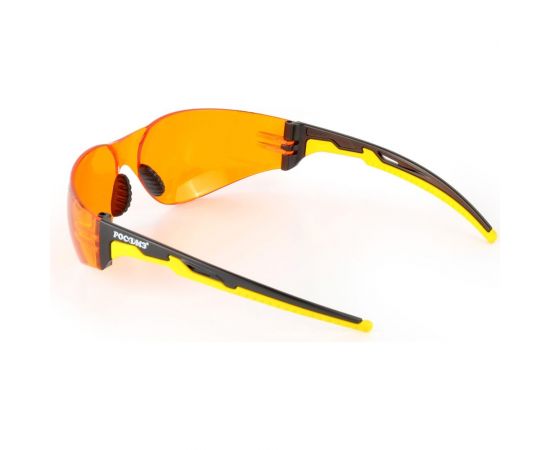 Защитные открытые очки с мягким носоупором РОСОМЗ о15 hammer active strong glass светло-оранжевые 11550-5 – изображение 2