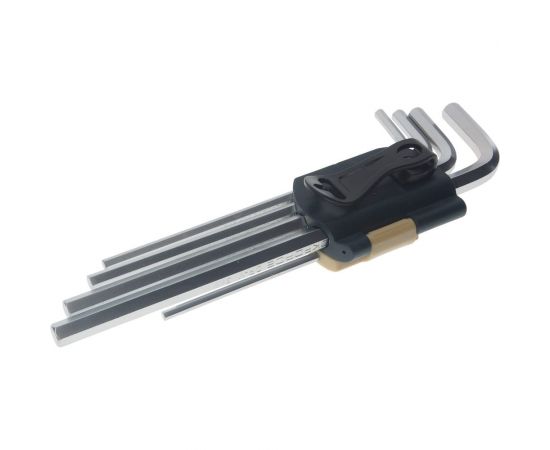 Набор 6-гранных Г-образных ключей ROCKFORCE 9 пр. в пластиковом держателе RF-5093XLS – изображение 2