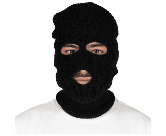 Трикотажная шлем-маска SAMGRUPP черная, омон 16265 – изображение 2