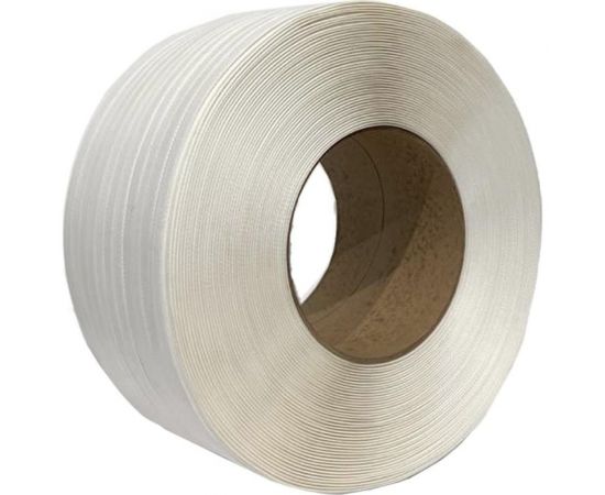 Стреппинг лента Комус полипропиленовая, 12 мм х 0.8, 2000 м, белая 1712886 – изображение 2
