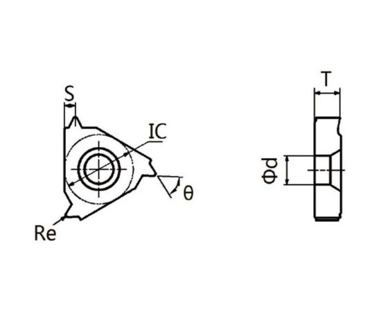 Пластина резьбовая 16ER 200ISO упак 10 шт HARDSTONE 4603312182608 – изображение 2