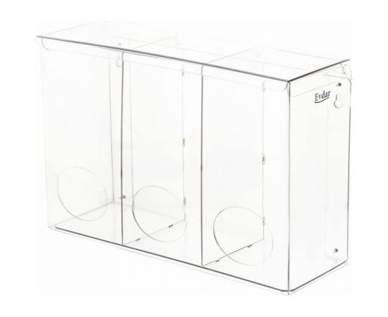 Диспенсер для одноразовых СИЗ Evdar трехсекционный D3020 – изображение 3