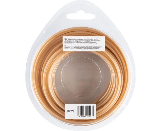 Леска армированная алюминием для триммера ALUFLEX 2 мм, 15 м, блистер, круглая Denzel 96829 – изображение 3