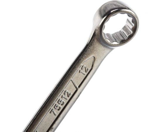 Комбинированный 12-гранный прямой ключ ROCKFORCE 12мм RF-75512 – изображение 3