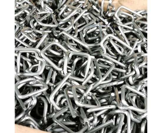 Стальная пряжка Кордленд 16x29x2,5, для ПП/ПЭТ ленты 15-16 мм, 1000 шт. PR-16 KREP-00621 – изображение 3