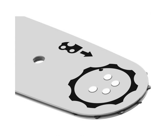 Шина ЗУБР тип 5, шаг 0.325"", паз 1.5 мм, 45 см 70205-45 – изображение 3