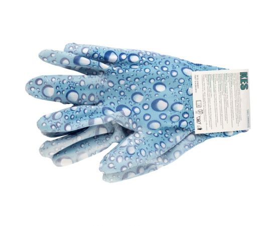 Перчатки из полиэстера КЭС, полиуретановый облив ладони, размер 9/L 14000014 JR-09-1 – изображение 3