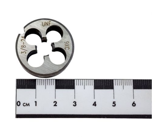 Дюймовая Плашка ИПК UNF 3/ 8 (24 ниток, 9ХС) UNF 3/8-24 9XC – изображение 4