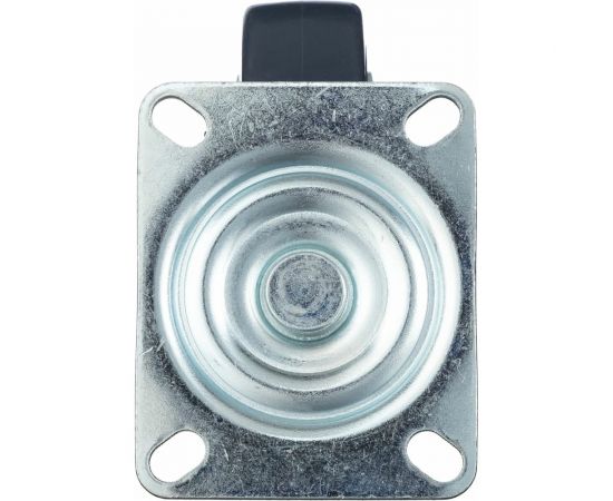 Колесо поворотное (100 мм; грузоподъемность 100 кг; термопластичная серая резина; полипропилен) СТЕЛЛА-ТЕХНИК N48100TPR – изображение 5