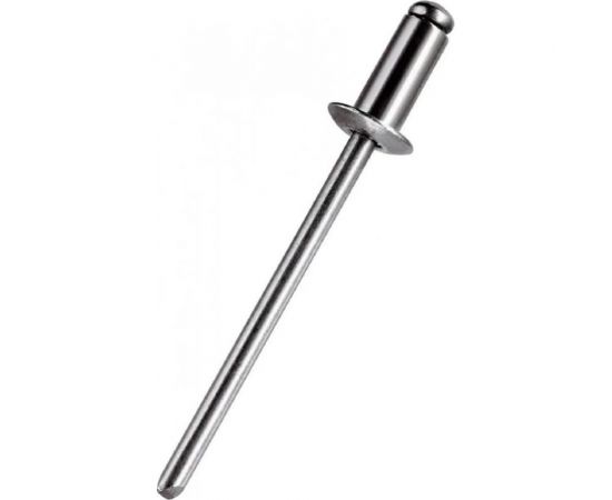 Вытяжная заклепка Мир крепежа DIN 7337, стандартный борт, 4x12 А2 (250 шт) Т0000007260 