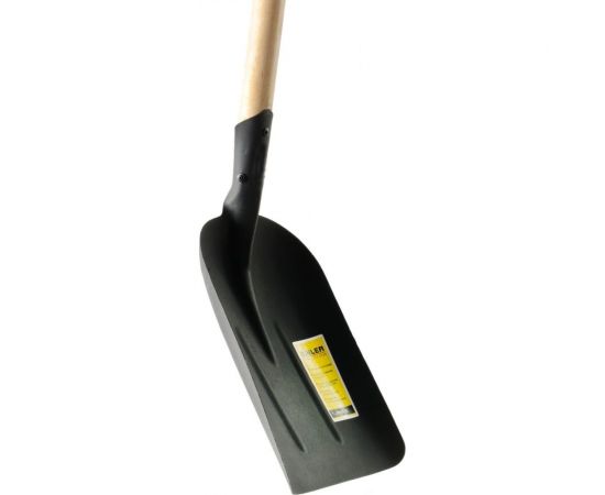 Большая совковая лопата ZINLER с деревянным черенком, 1400 мм Z1.5H6 ЛБСЧ6 