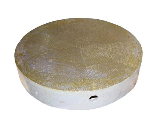 Плита TLX чугунная круглая d 300x80 мм поверочная и разметочная шаброванная кл. точн. 2 66083 