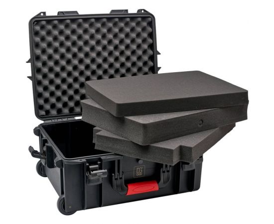 Ударопрочный кейс с выдвижной ручкой и на колесах DGCASE @60-02 