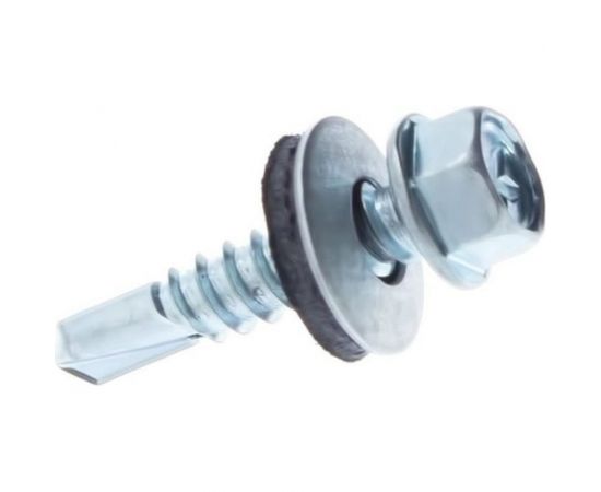 Саморез Мир крепежа 5,5x50 кровельный по металлу цинк (100 шт) Т0000007660 