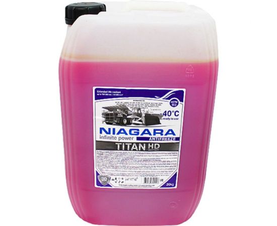 Охлаждающая низкозамерзающая жидкость антифриз NIAGARA TITAN HD-40 20 кг 1001020013 