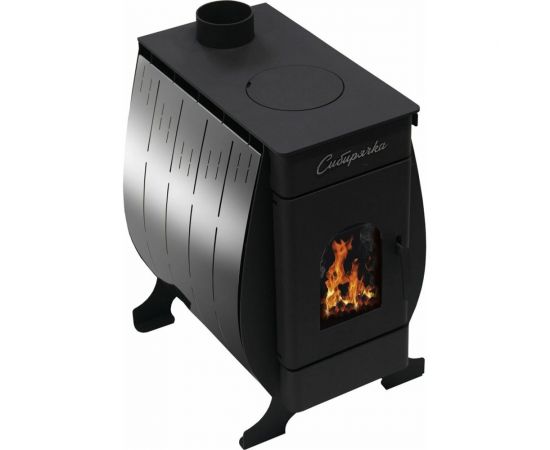 Воздухогрейная печь НМК "Сибирячка" 9 кВт Кожух из нержавеющей стали 030202 НМК030202 