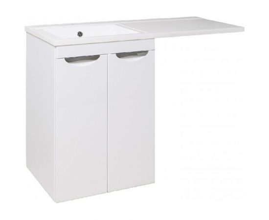Тумба RUNO Лира 60 под умывальник Гамма 120 лайт белый УТ000003443 