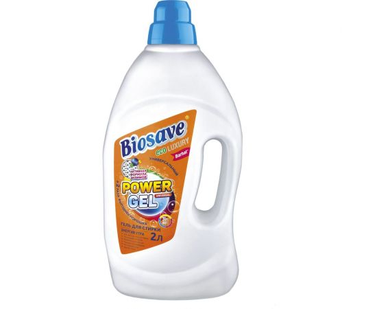 Гель для стирки белья Биосейв BIOSAVE Бархат luxury 2л Энергия утра BL1118 