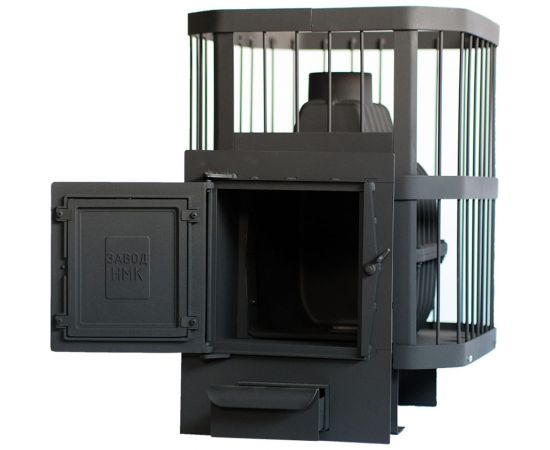 Банная печь НМК чугунная ""Сибирь-20"".Универсальная чугунная дверца, сетка 020221 НМК020221 – изображение 13