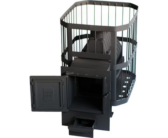 Банная печь НМК чугунная ""Сибирь-20"".Универсальная чугунная дверца, сетка 020221 НМК020221 – изображение 14