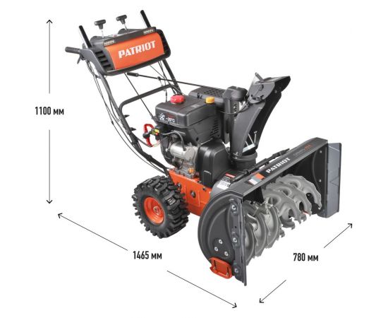 Снегоуборщик Patriot Сибирь 113Е 426108113 – изображение 20