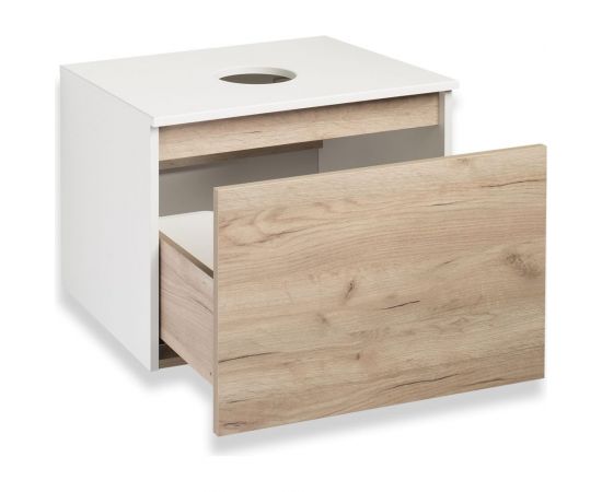 Тумба под накладной умывальник Runo Бари 60 крафт дуб 00-00001374 – изображение 2