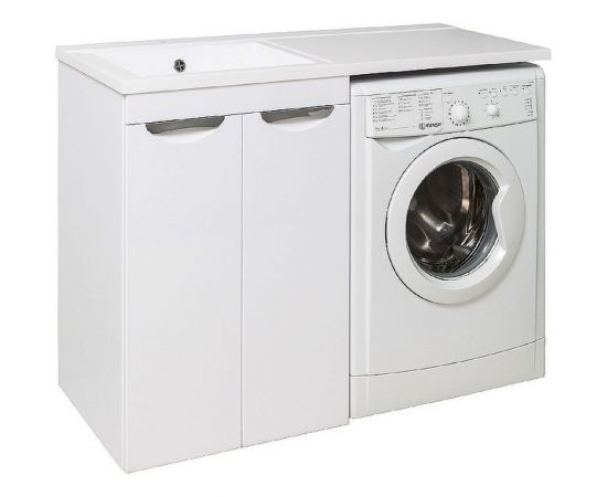 Тумба RUNO Лира 60 под умывальник Гамма 120 лайт белый УТ000003443 – изображение 2