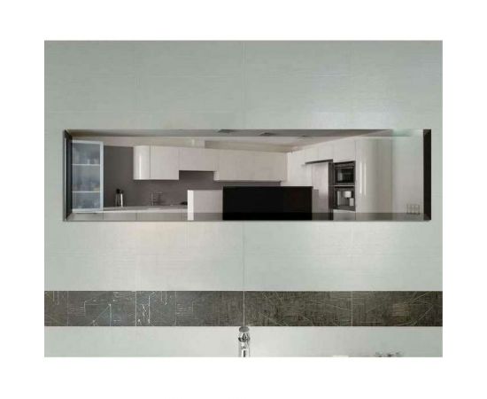 Зеркало MAUNFELD 120x30 PS прямоугольник, без крепления, фацет, 120x30 Lustro SM – изображение 2