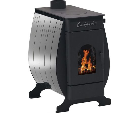 Воздухогрейная печь НМК "Сибирячка" 9 кВт Кожух из нержавеющей стали 030202 НМК030202 – изображение 3