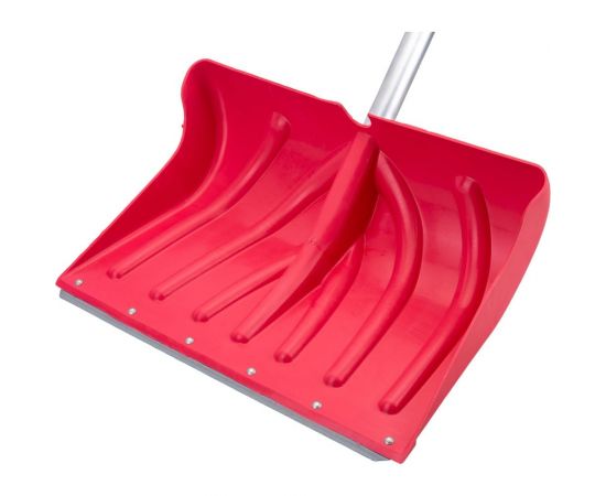 Снеговая углубленная лопата 500x335мм ударопрочный пластик, стальная планка с ребром жесткости и V-образной ручкой Gigant AVG-13 – изображение 3