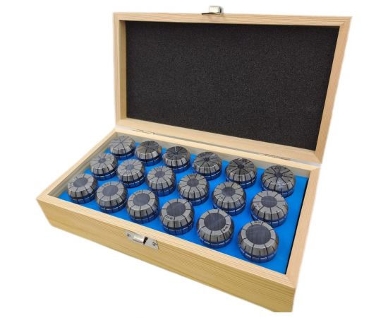 Набор цанг ER32 18 шт, 3-20 мм TORNERI 041964 – изображение 3