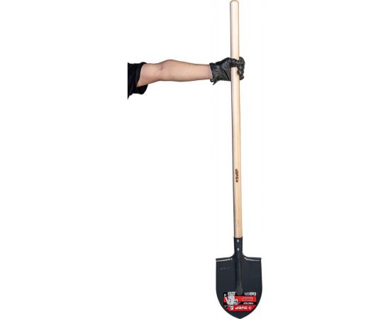 Штыковая лопата МАСТЕР ЛКО, деревянный черенок, ЗУБР 39570 – изображение 3