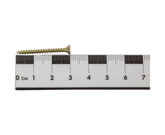 Саморез КРЕП-КОМП желтый цинк, POZY, 3x30, 150 шт. жд330мф – изображение 3