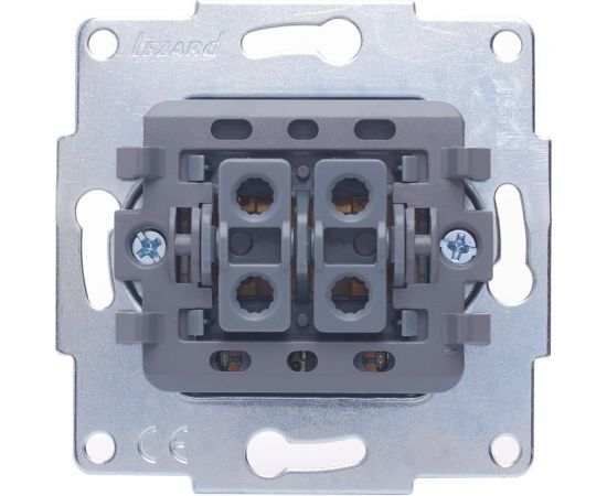 Двойной выключатель Lezard VESNA с подсветкой жемчужно-белый перламутр 742-3088-112 – изображение 3