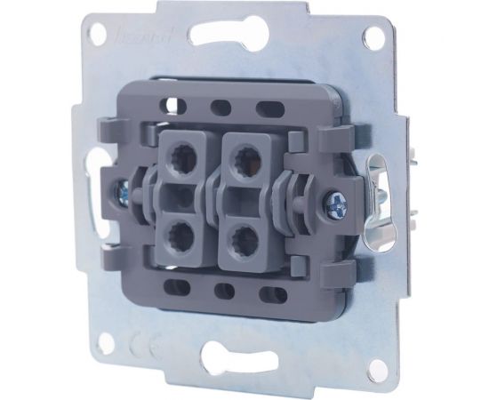 Двойной выключатель Lezard VESNA с подсветкой жемчужно-белый перламутр 742-3088-112 – изображение 4