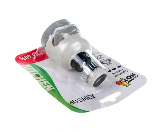 Насадка-фильтр для экономии воды (аэратор на кран) Рыжий кот 103517 – изображение 4