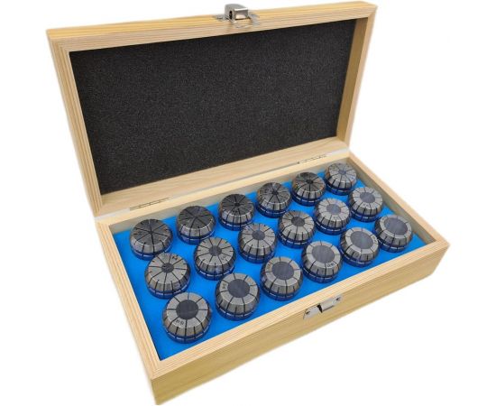 Набор цанг ER32 18 шт, 3-20 мм TORNERI 041964 – изображение 4