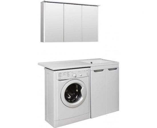 Тумба RUNO Лира 60 под умывальник Гамма 120 лайт белый УТ000003443 – изображение 5