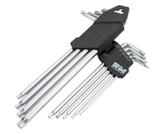 Набор удлиненных шестигранных ключей REDMARK Torx Т10, Т15, Т20, Т25, Т27, Т30, Т40, Т45, Т50, 9 шт. RM92203 – изображение 5