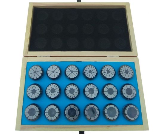 Набор цанг ER32 18 шт, 3-20 мм TORNERI 041964 – изображение 6