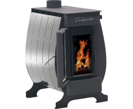 Воздухогрейная печь НМК "Сибирячка" 9 кВт Кожух из нержавеющей стали 030202 НМК030202 – изображение 7