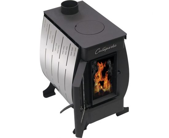 Воздухогрейная печь НМК "Сибирячка" 9 кВт Кожух из нержавеющей стали 030202 НМК030202 – изображение 9