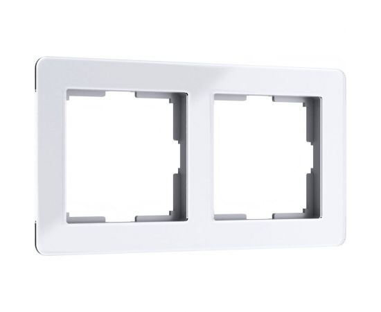 Рамка на 2 поста WERKEL W0022701 Acrylic белый a059314 