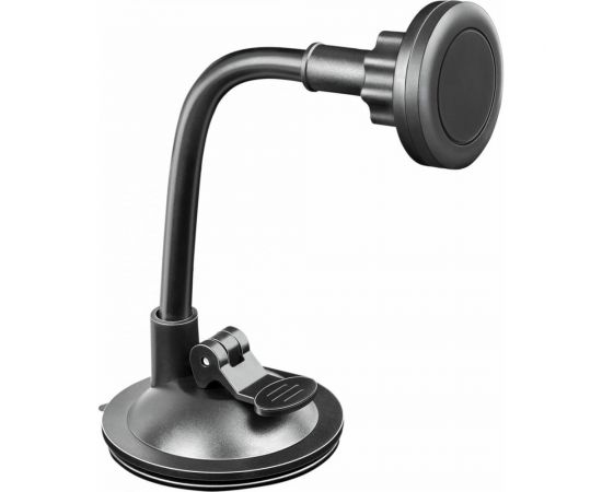 Магнитный автомобильный держатель на торпедо/лобовое стекло AKAI гибкая штанга, черный PM-527MS 