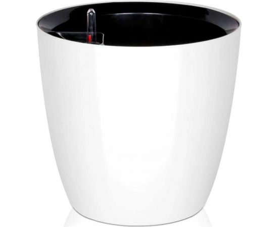 Горшок с автополивом ООО КЗНМ бочка d21см, белый, 5.5л 528126 