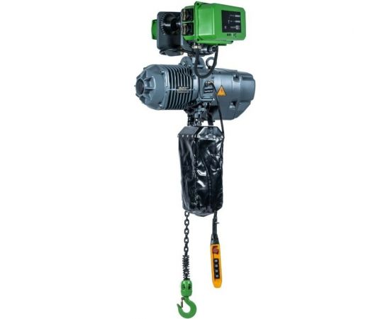 Цепная электрическая таль EURO-LIFT 3,2 т, 12 м (ск. передв. 21 м/мин, пульт 6 кн.) 00-00003884 