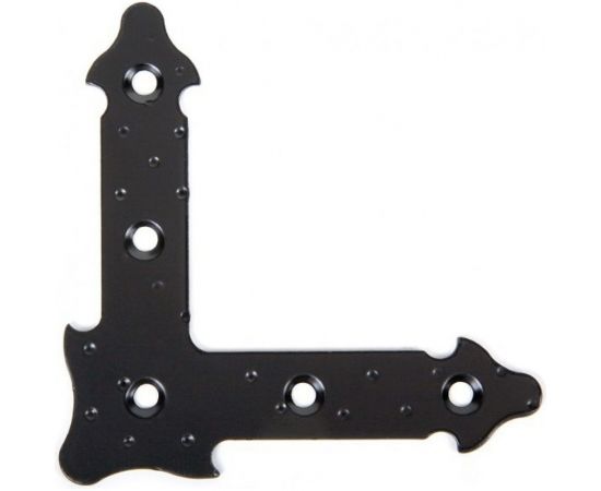 Уголок декоративный прямой плоский Tech-Krep FRS-165 мат. черный - накл. 148330 