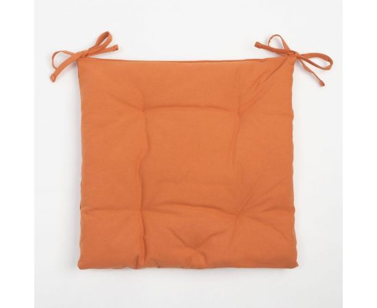 Сидушка на стул Этель ""Kitchen"" 42x42 см, цвет оранжевый, 100% хлопок, саржа 220 г/м2 7866021 