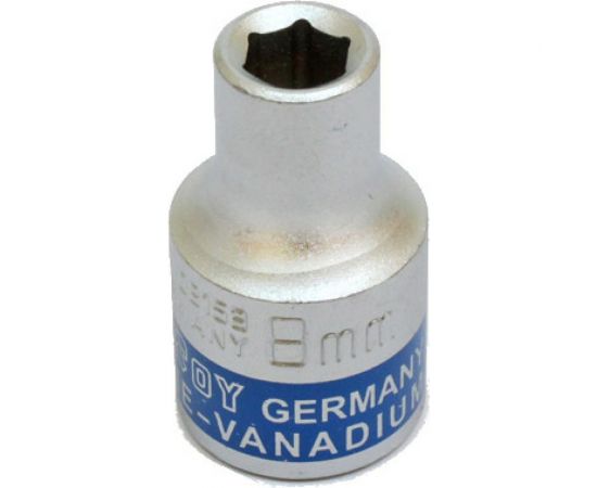 Головка торцевая 30230-08 8 мм, 1/2""DR, 6-гранная, хром-ванадий KING ROY 12967 