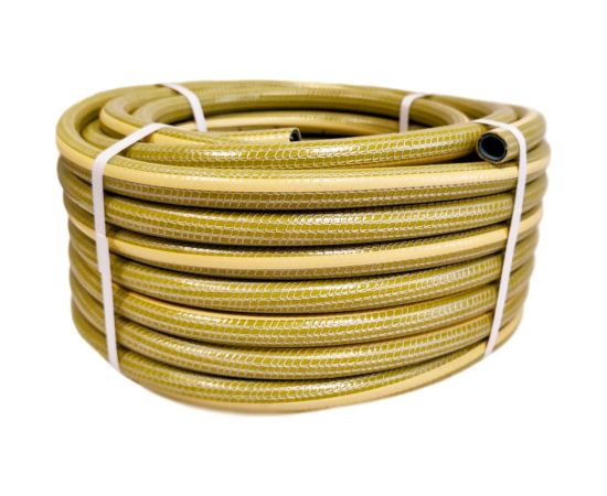 Пятислойный, армированный шланг НОВЭМ ПВХ ЛапотОК ЛПТ 1/2"" 15м, желтый 